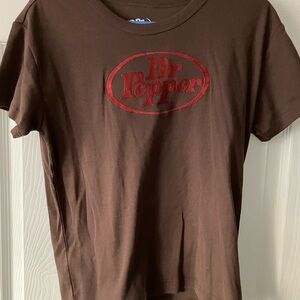 Dr Pepper Brown T-Shirt